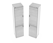 کمد-بایگانی-تمام-درب-چوبی-با-دو-درب-چوبی-کوئیک-تیپ-6265-41 -  - https://mohitara.com