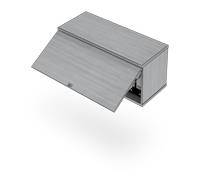 کمد-دیواری-با-درب-چوبی-رو-به-بالا-مولتی-کیس-تیپ-6441-41 -  - https://mohitara.com