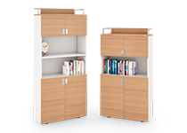 کمد-بایگانی-نیم-درب-چوبی-با-دو-درب-کوئیک-تیپ-6288-41 -  - https://mohitara.com