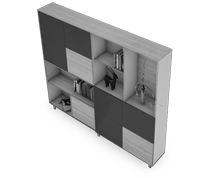 کتابخانه-و-ویترین-بلند-ویژه-اتاق-مدیر-عامل-یونیکا-تیپ-6159-41 -  - https://mohitara.com